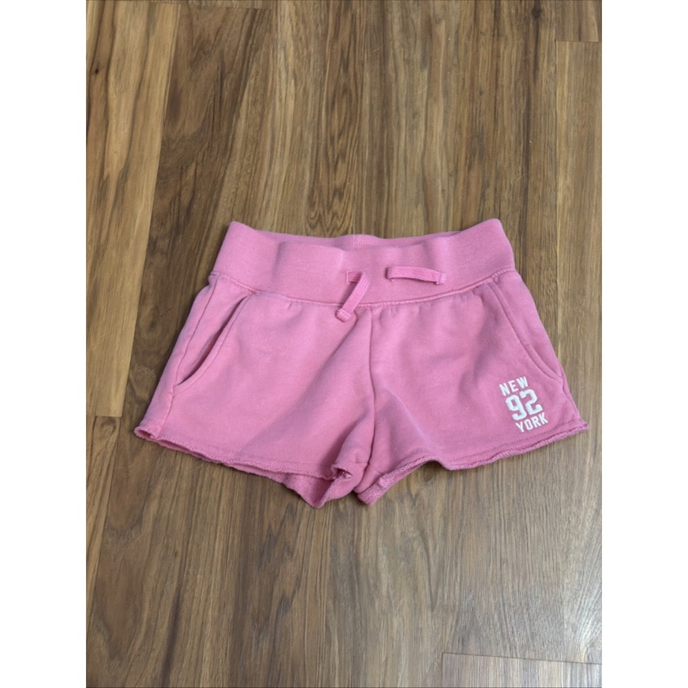 Abercrombie Girls Sz 7/8 Lounge Sweats Shorts EUC Rose Pink